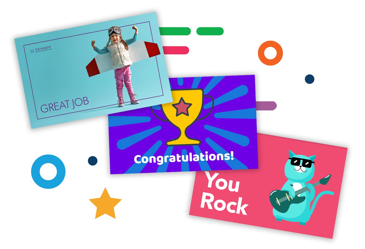 corporate rewards - eCard examples