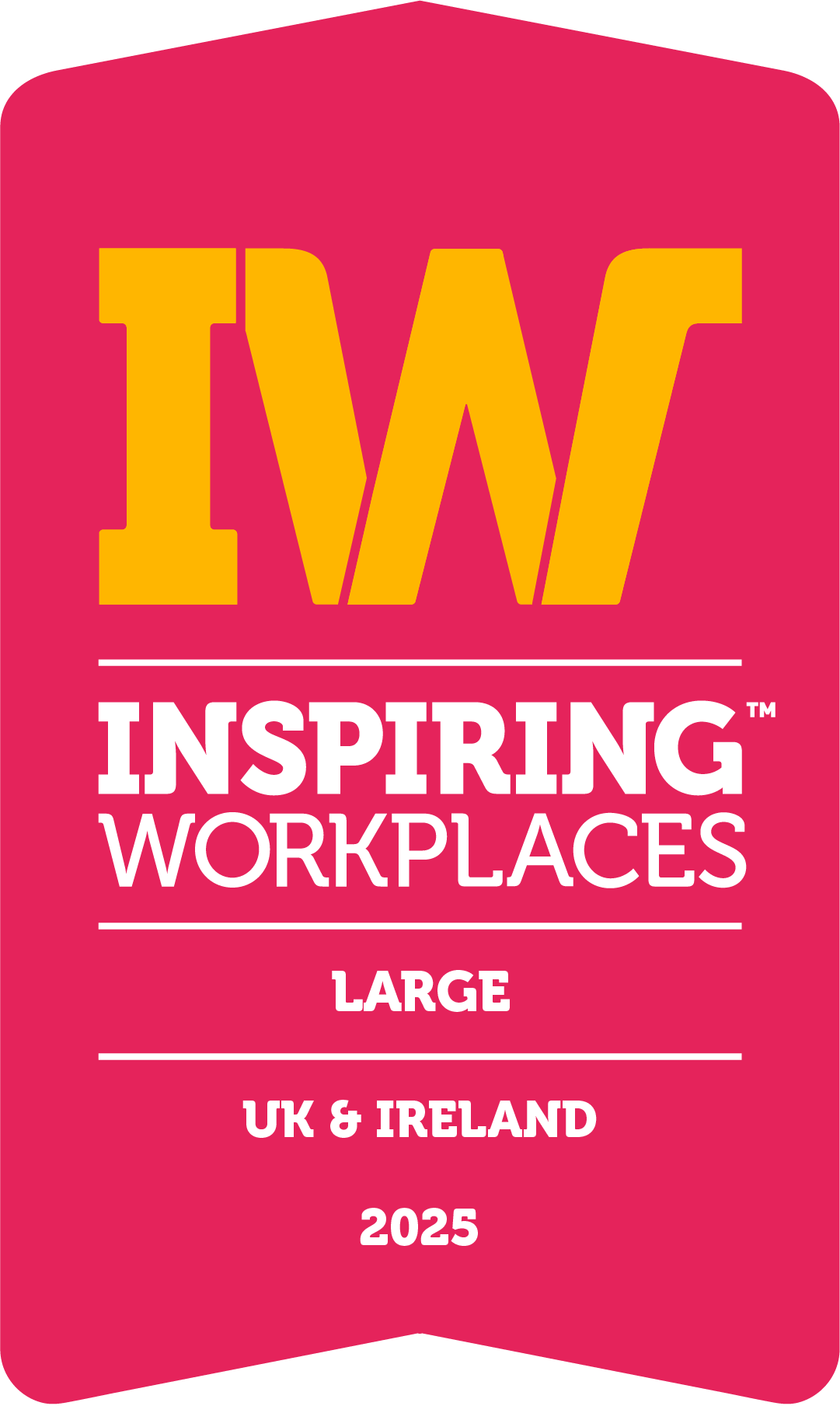 UK & Ireland Top 50 Inspiring Workplaces - Large