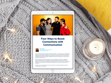 Four Ways to Boost Connections with Communication